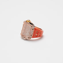 Load image into Gallery viewer, ICE HUE Hip-Hop  Watch Design Brass &amp; Zirconia Ring - Luxury Edgy Jewelry for Men/Women, Unique Streetwear Accessory,Gift for Your Love(With Gift Box)